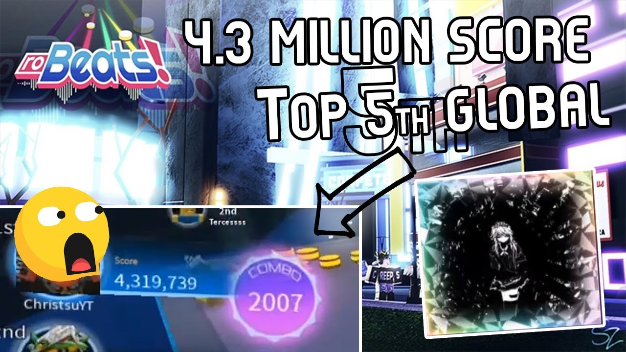 (4.3M Score / Top 5th Global) Roblox RoBeats | Everything will Freeze (Hard)[30] Rank A+ / 99.23%