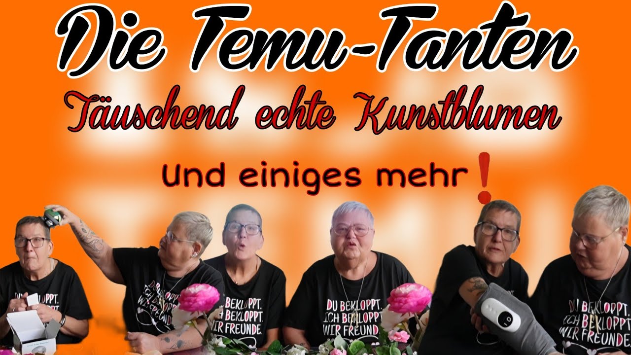 Die Temu-Tanten Kunstblumen t&auml;uschend echt 🫣und einiges mehr❗️
