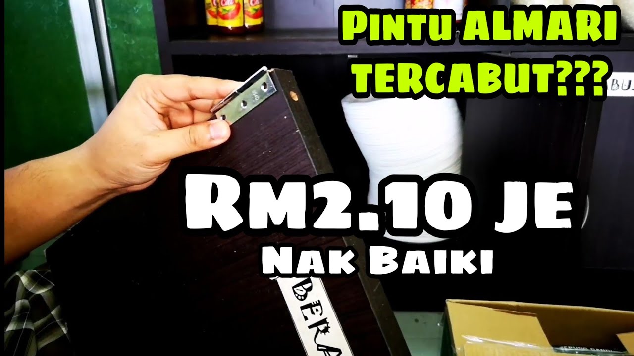 Cara Betulkan Pintu Almari | Mudah&Murah