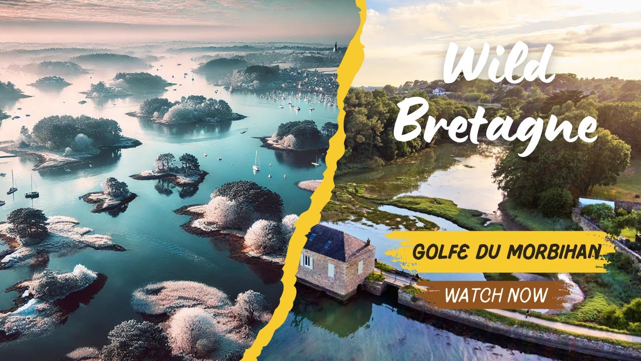 🏝️Golfe du Morbihan | Winter Aerial Tour | Brittany, France 🇫🇷.