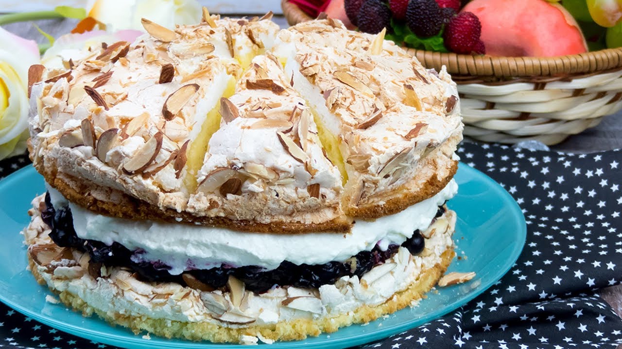 Gâteau « Céleste » - un dessert aéré, doux et extrêmement séduisant.