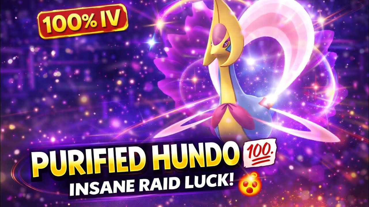 Unbelievable Raid Luck! Got a Purified HUNDO (100% IV Pokémon GO)