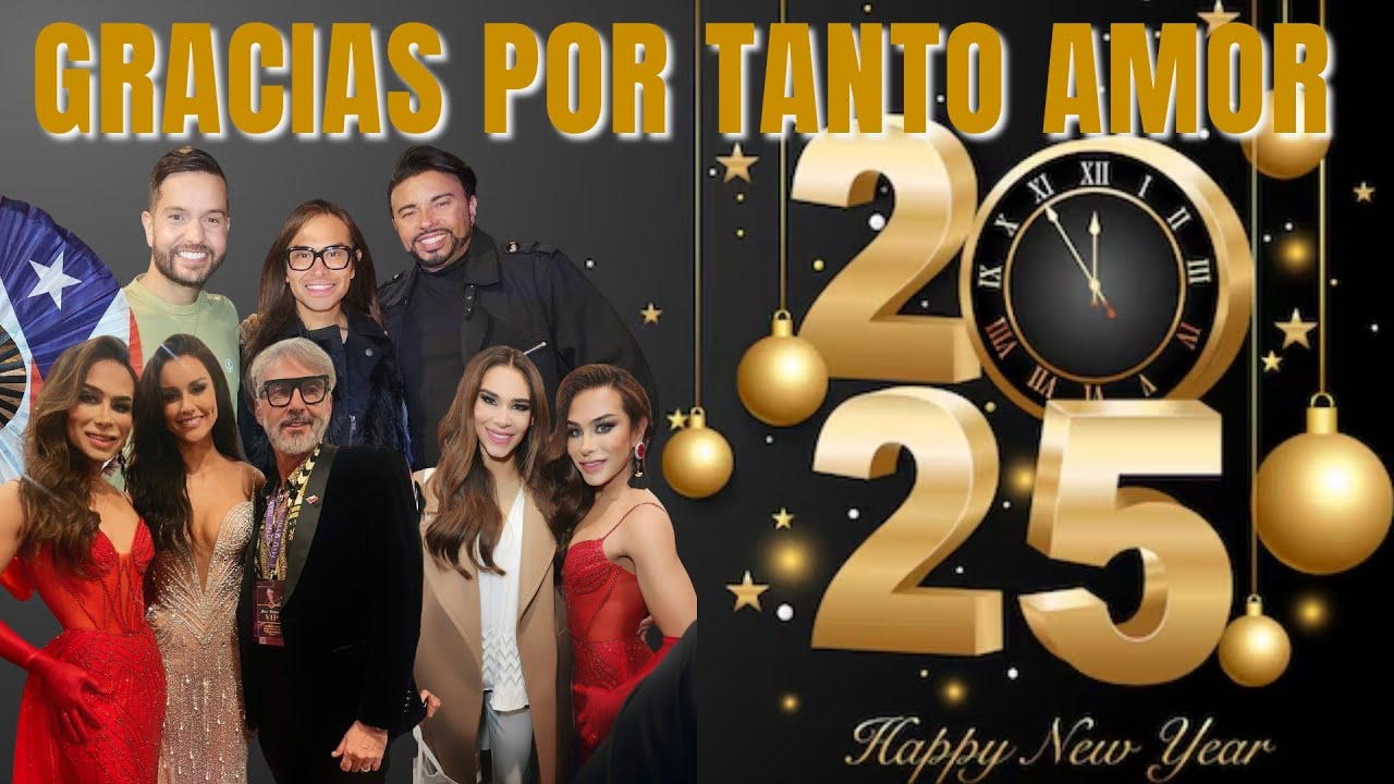 Feliz Año Nuevo 2025 Gracias Por Tanto Amor