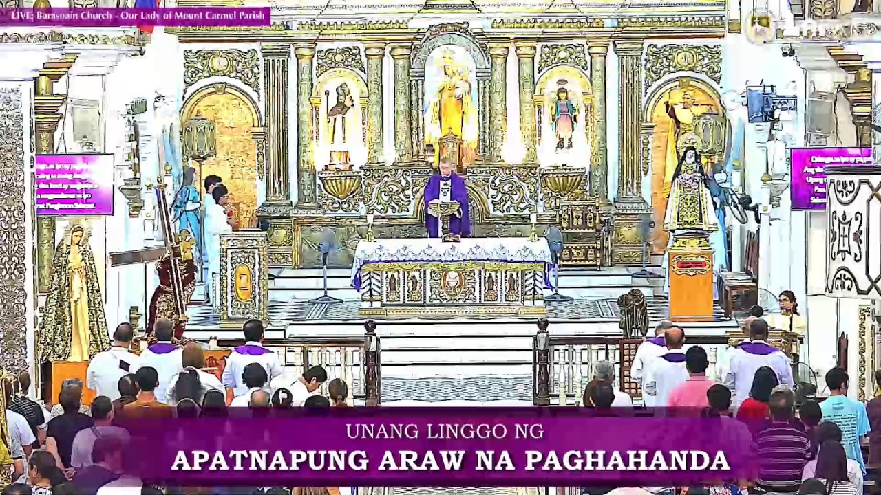 #𝗠𝗜𝗦𝗔𝗕𝗮𝗿𝗮𝘀𝗼𝗮𝗶𝗻 Live mula sa Parokya ng Nuestra Señora del Carmen - Simbahan ng Barasoain | 06:00 N.U
