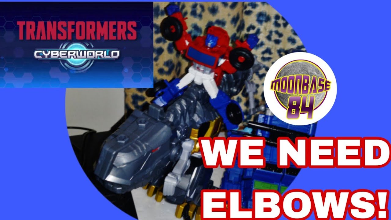 Transformers Cyberworld Grimlock And Optimus Prime Review 
