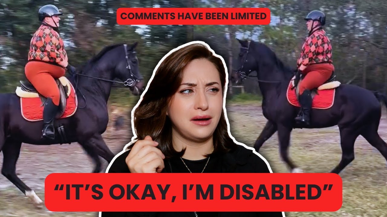 Overweight Equestrian Thinks It's Okay For Her To 