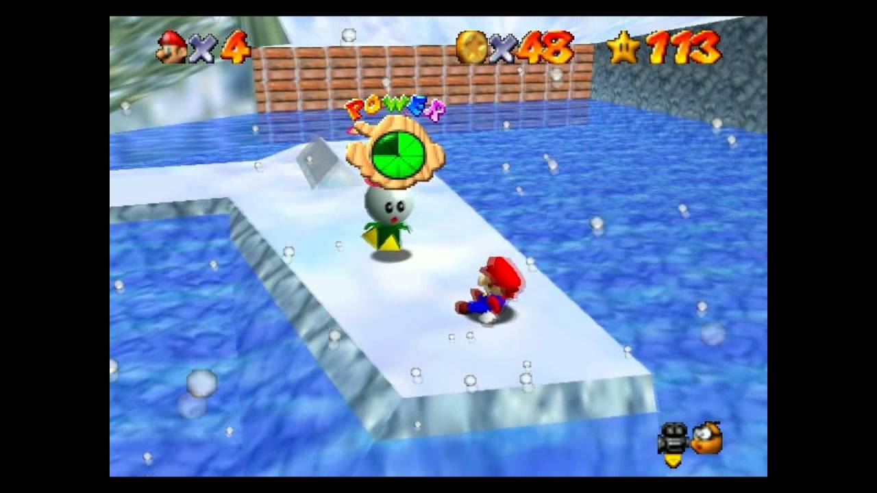Super Mario 64 (Partie 112) 10 - Les 100 pièces jaunes du Roi des neiges