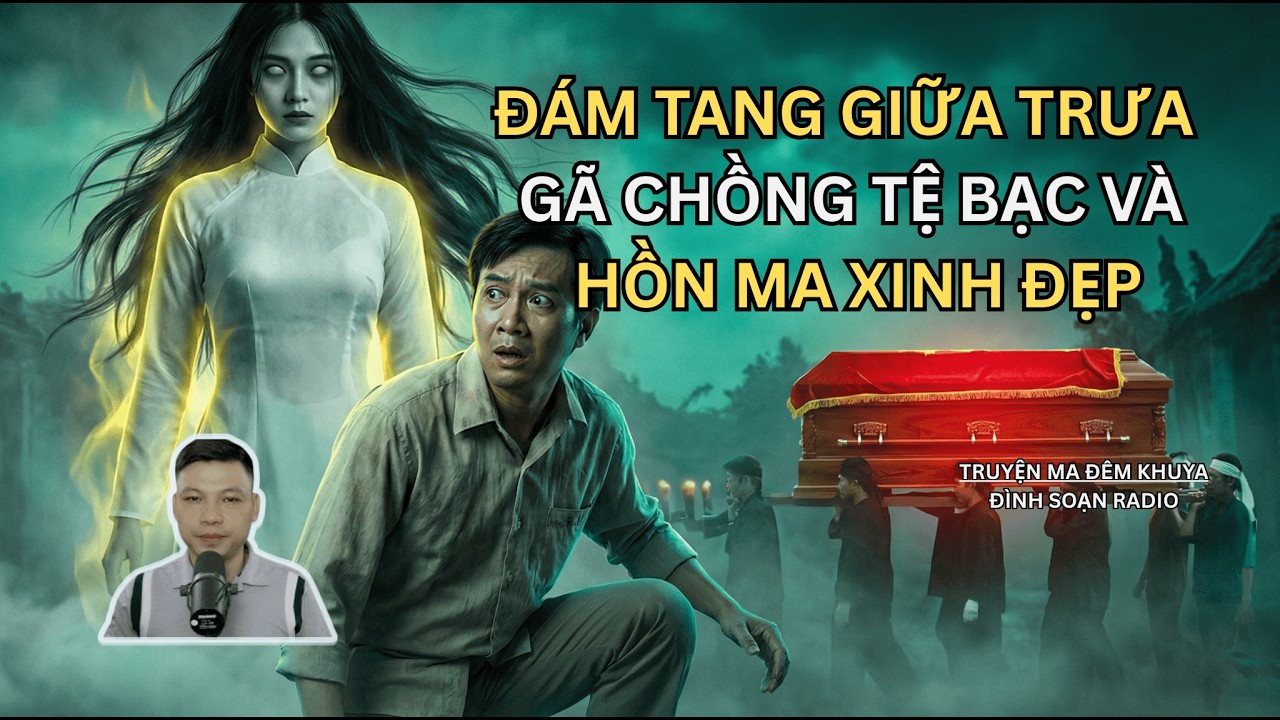 ĐÁM TANG GIỮA TRƯA GÃ CHỒNG VÀ HỒN MA XINH ĐẸP | Truyện Ma Đình Soạn - Chuyện Ma Kinh Dị Đêm Khuya