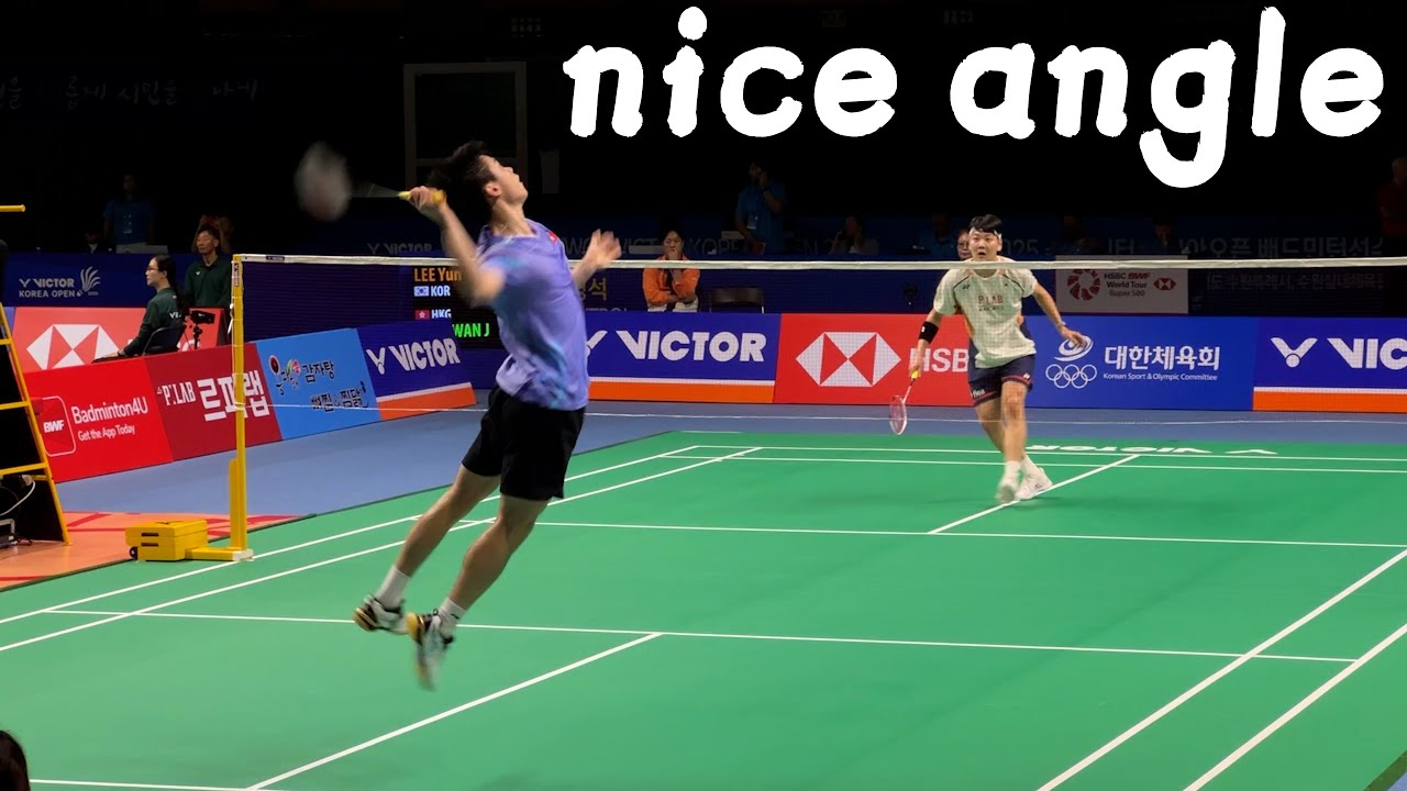 【nice angle】Jason Gunawan 吴英伦 vs Lee Yun Gyu 이윤규  | SUWIN Korea Open 2025
