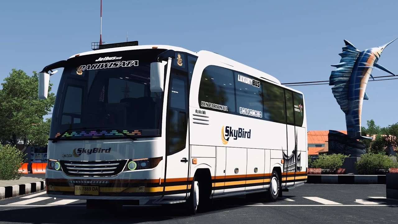 SI KECIL MBOIS🔥- Bus Medium Skybird Belusukan ke Pantai Pangandaran | ETS 2 Indonesia
