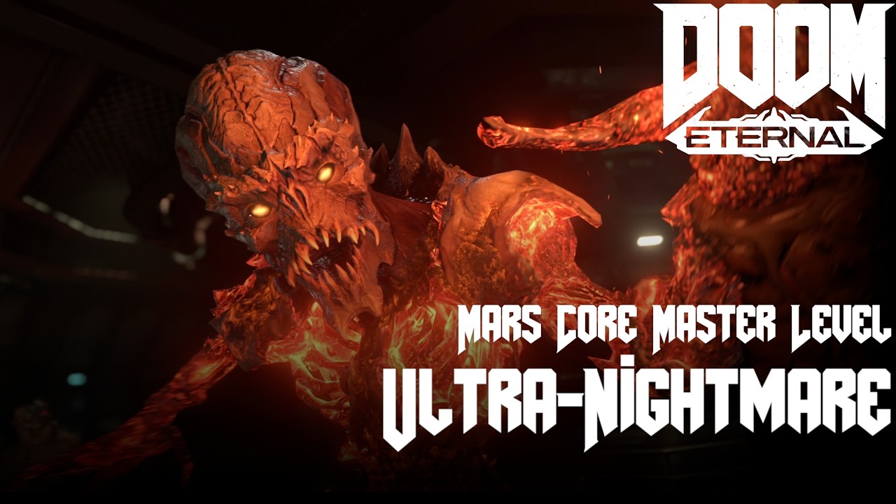 DOOM Eternal: Mars Core Master Level (Ultra-Nightmare) (No HUD) (No Super Weapons)