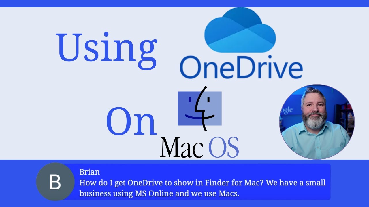OneDrive On Mac using Finder (For Brian and others)