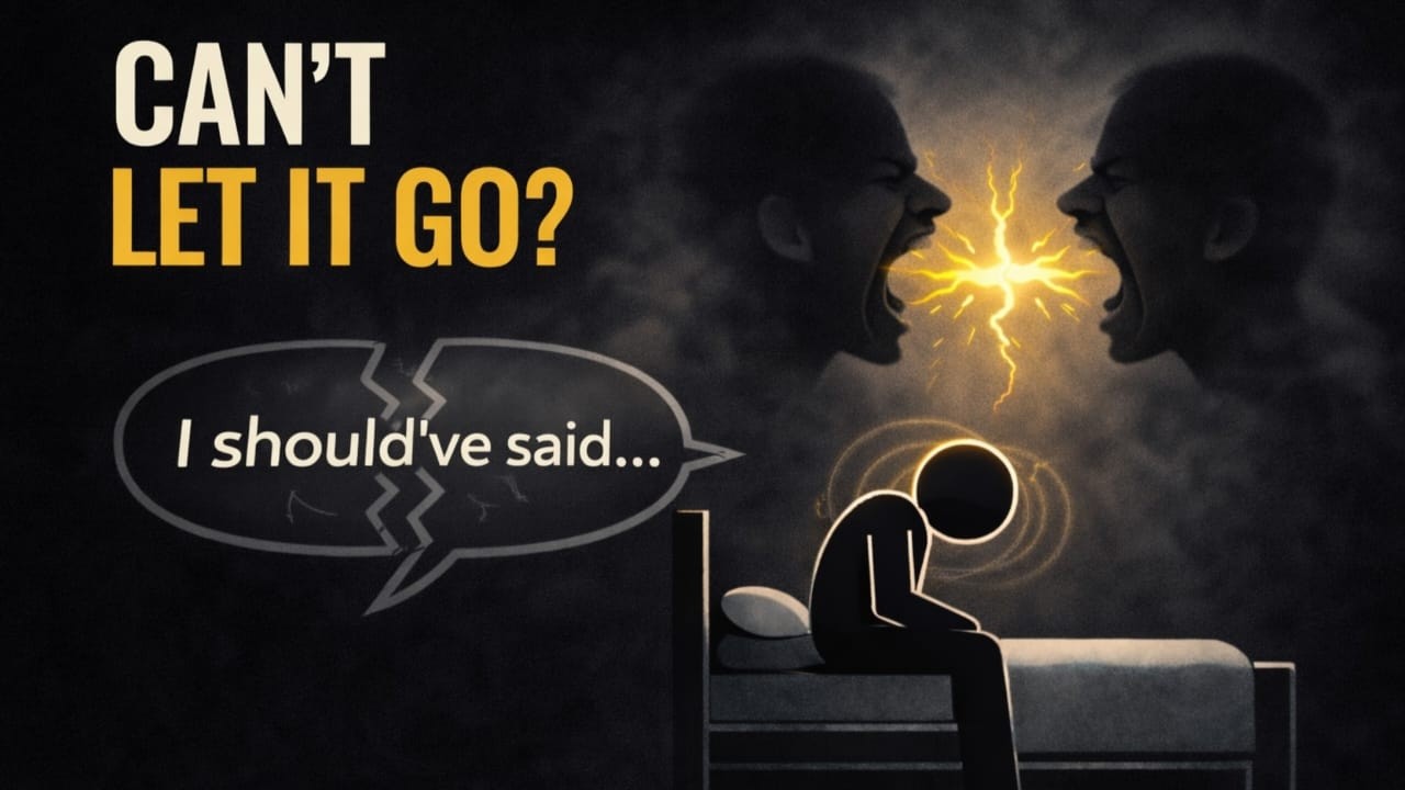 Why You Replay Arguments in Your Head Hours Later