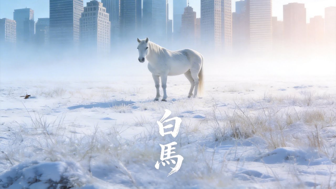 48小时手搓AI微电影《白马》