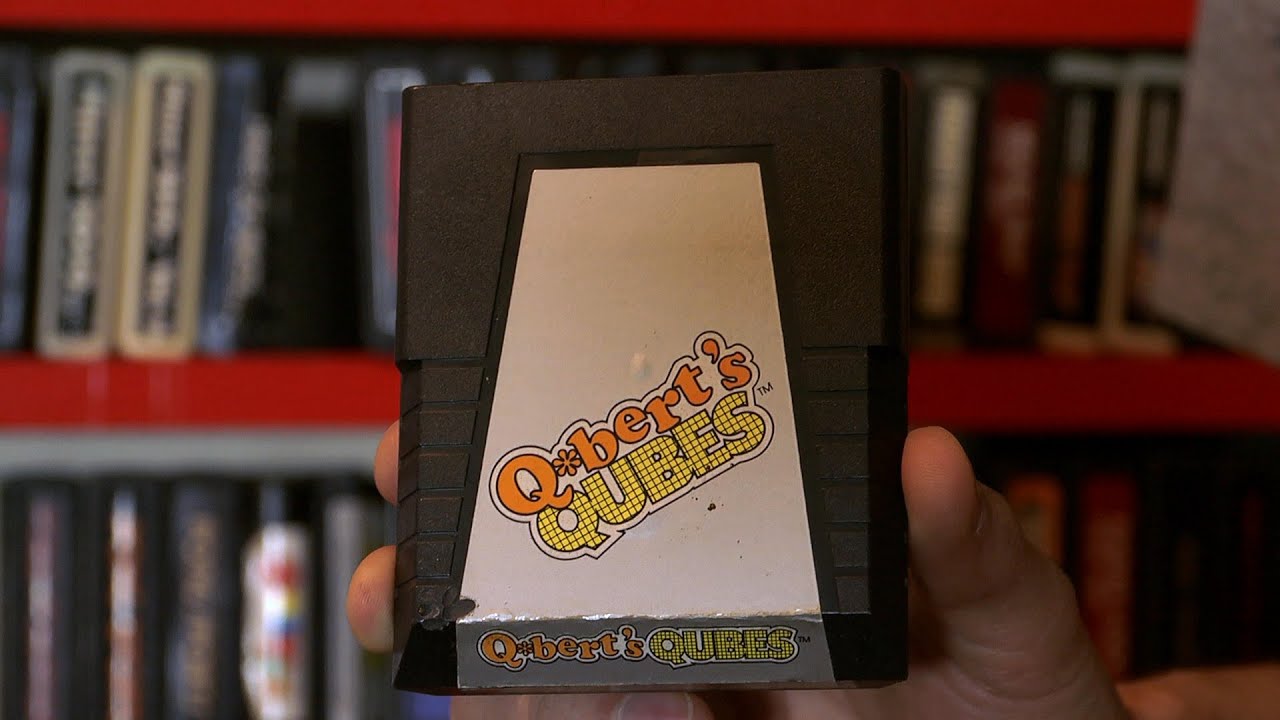 Q*bert's Qubes (Atari 2600) game review by Mike Matei