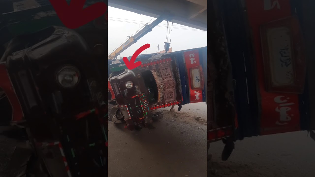 Murad khan Mobile crane .track accident