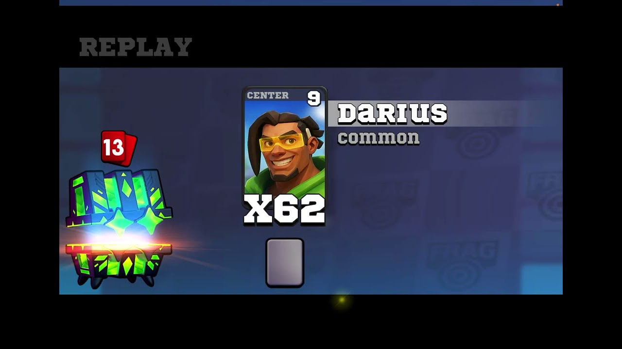 I’ll be watching the chests of what one of you got and last 2 for me