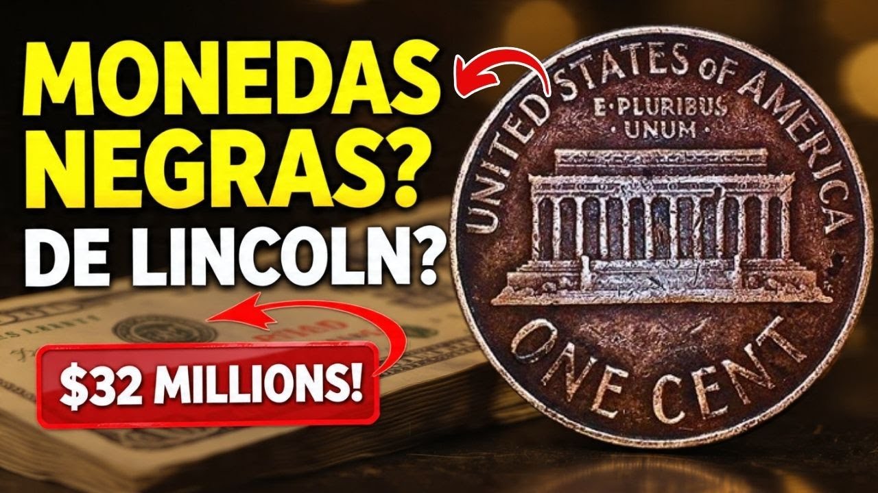 🚨 ¡ALERTA! ¿Encontraste centavos Lincoln negros raros? ¡Podrían hacerte MILLONES! 🪙