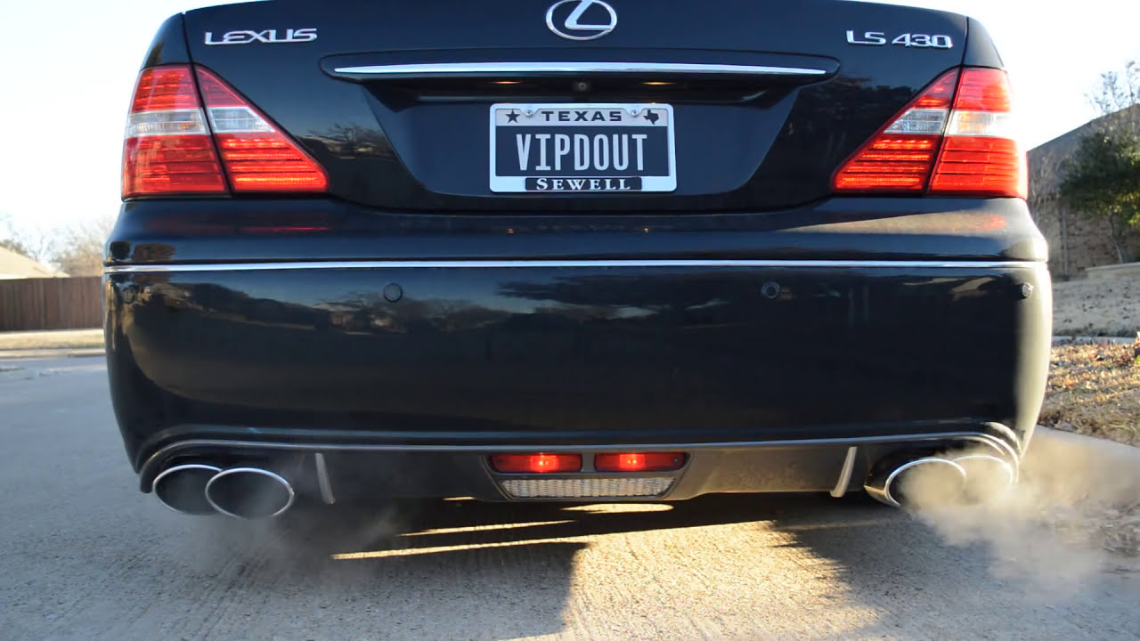 Lexus LS430 Custom Exhaust (Muffler Delete)