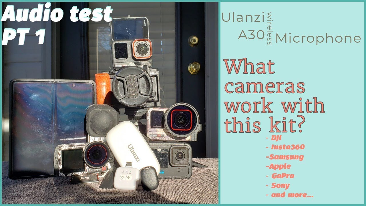 Ulanzi A30 vs Industry cameras *Audio Samples*