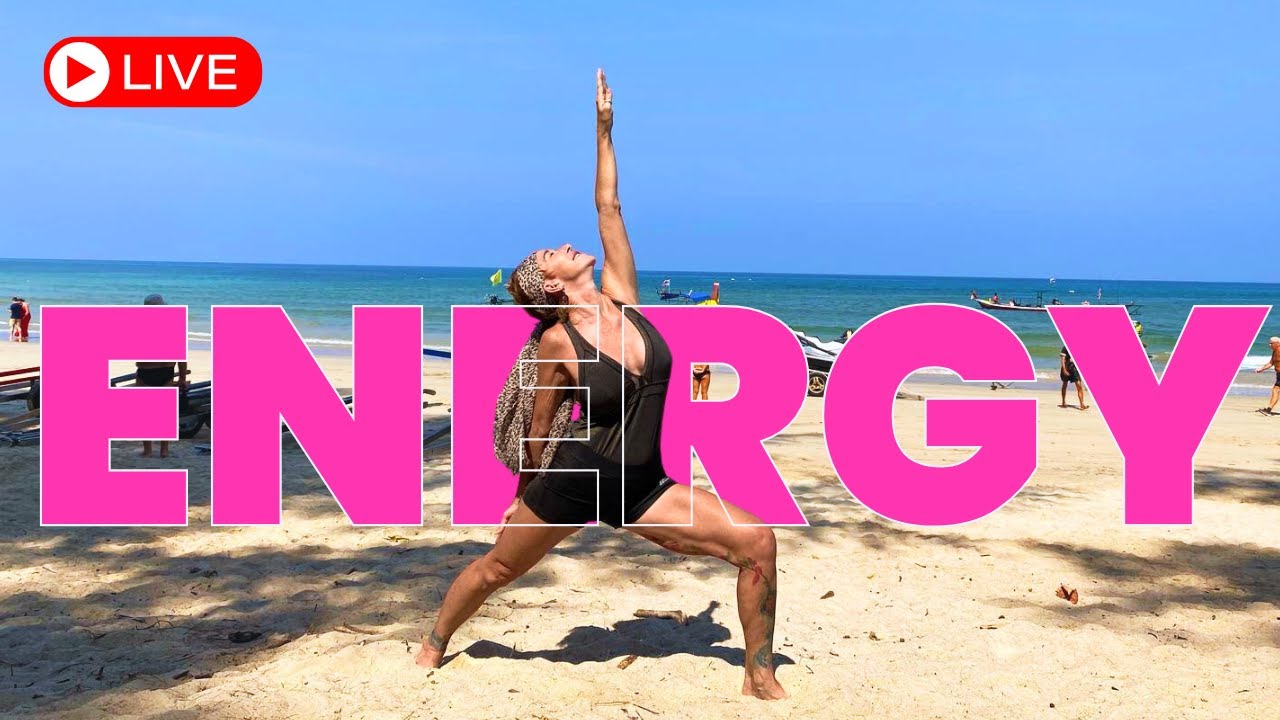 REACH FOR THE SKY BEACH YOGA | Good Vibes Thailand 