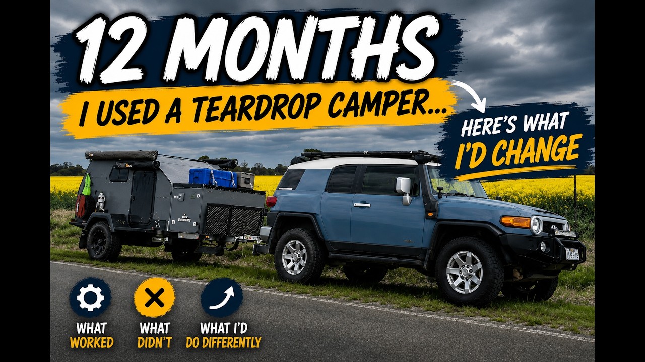 Lessons Learned After 12 Months of Teardrop Camping - Upgrades Teardrop Camper