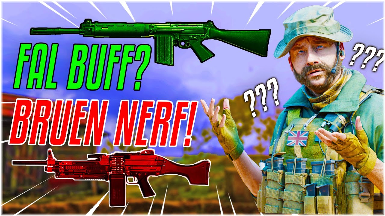 GOOD BYE BRUEN! HELLO HOLGER? New Warzone Weapon Balance Patch [Modern Warfare]