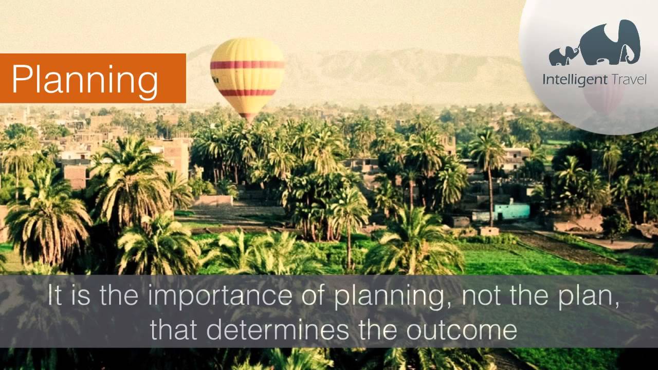 Travel Safety & Security Tip: Planning by Intelligent Travel
