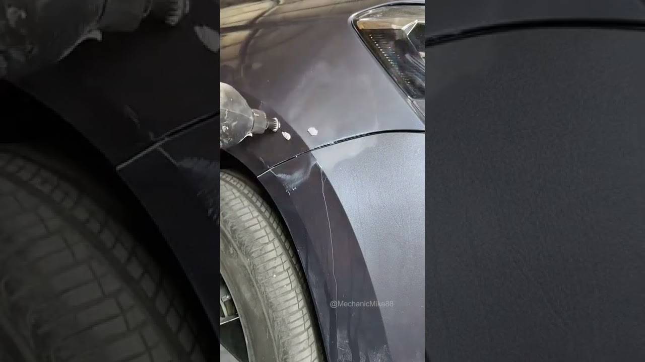 Car scratch repair #shorts #mechanic #mechanicmike