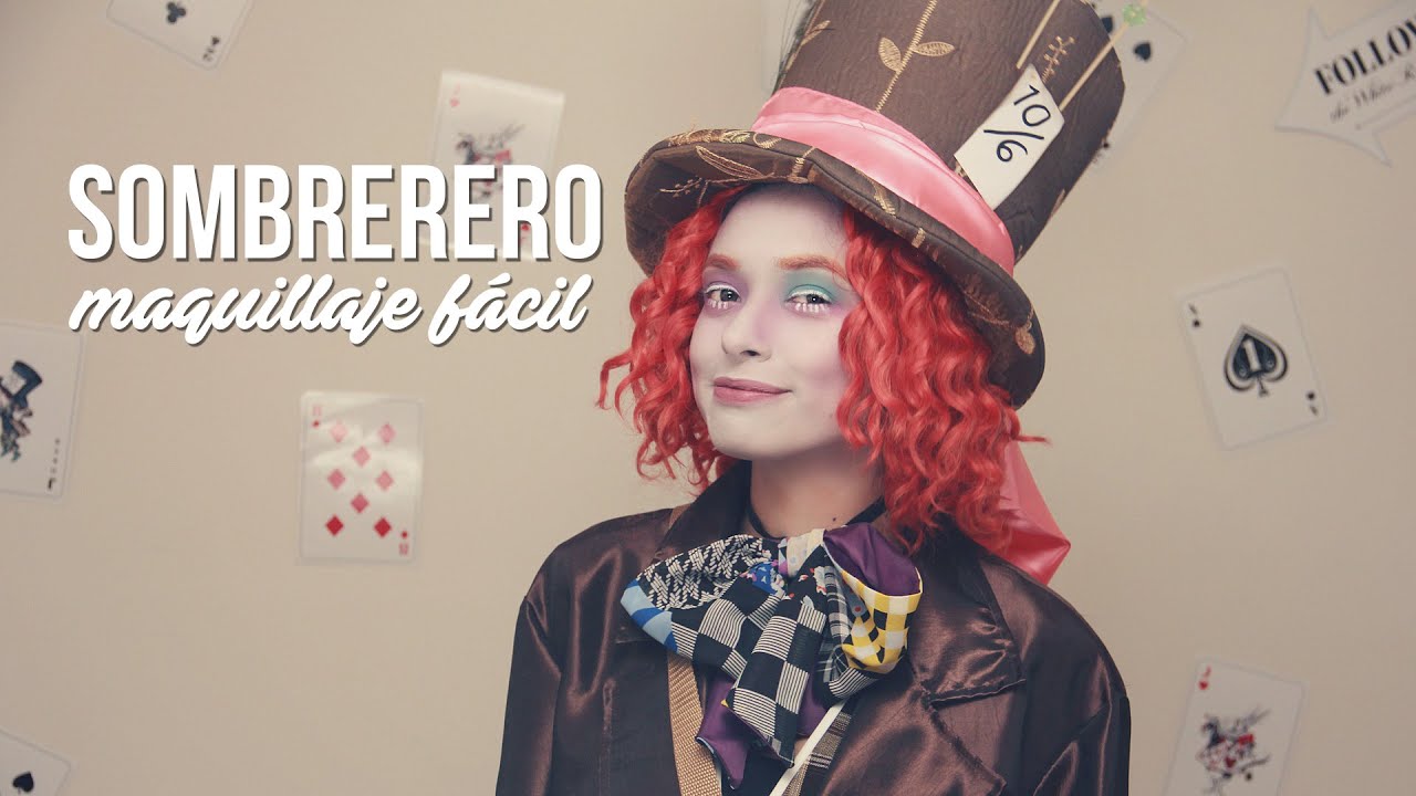 Maquillaje de Sombrerero loco, súper fácil!