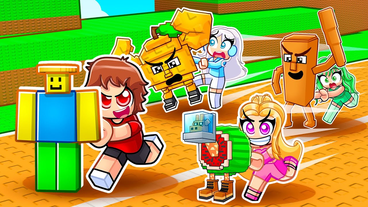 Techy играет в PUSH A Brainrot в Roblox с моими сумасшедшими фанатками...