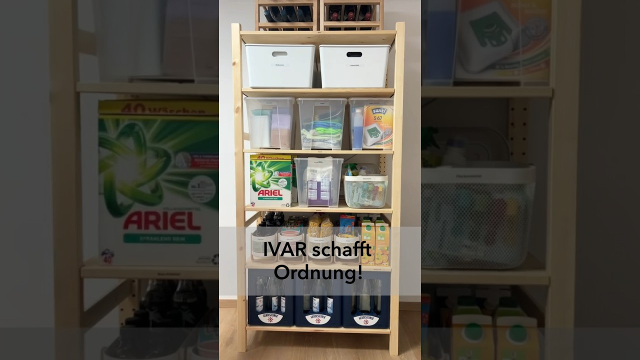 Mit @IKEAdeutschland zum perfekt organisierten Hauswirtschaftsregal 😍✨#ikeasolutions #ad