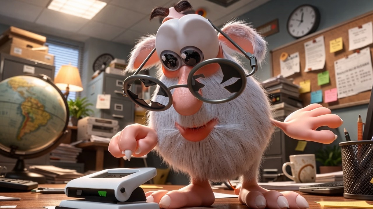 Booba - Office Chaos! 😂 Super Toons For Kids