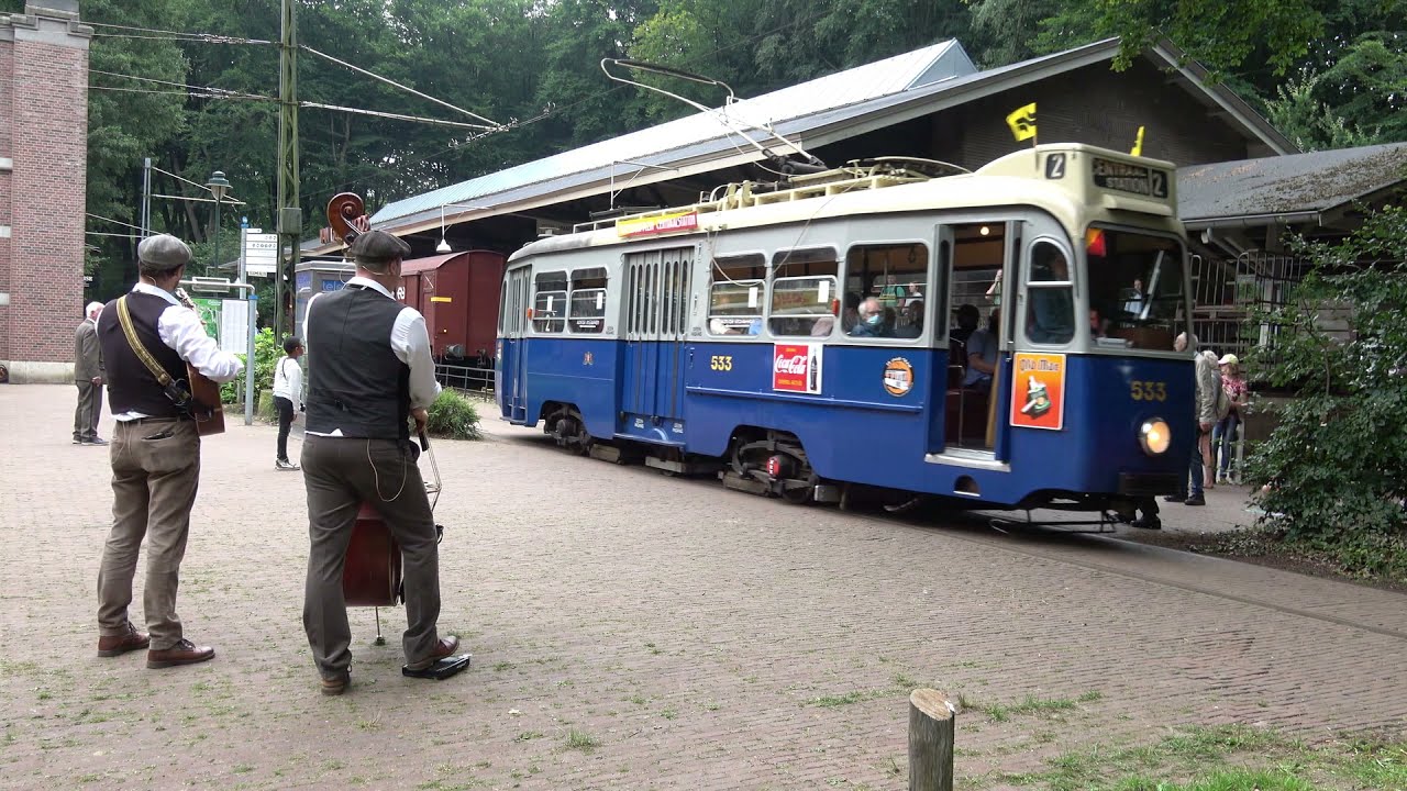 25 jaar tram in het Open Lucht Museum op 24-7-2021.