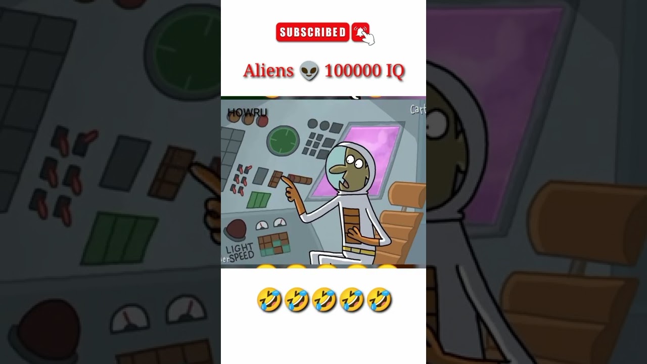 Savage Cartoon 😂 100000 IQ Alien 👽