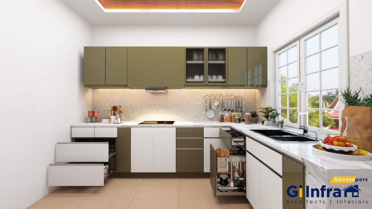 3D Max vray 3.6  Kitchen Modeling + rendering+rendering setup+Interior Design 2016+Vray 3.6