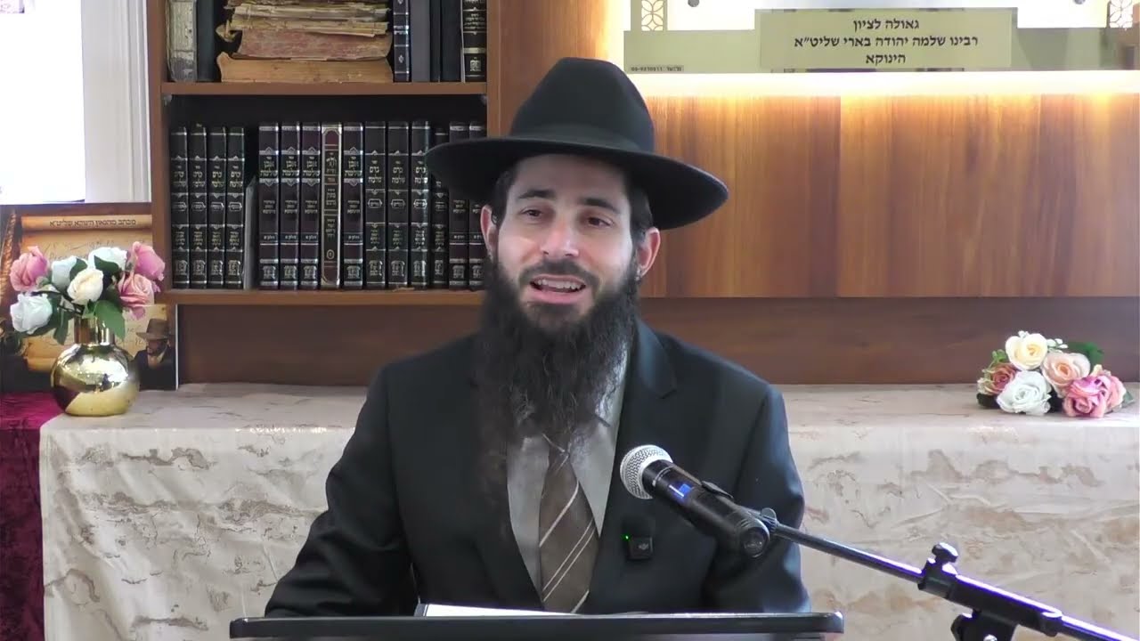 שיעור בתורת הינוקא | שידור חי | הרב לוי יצחק שוב שליט״א