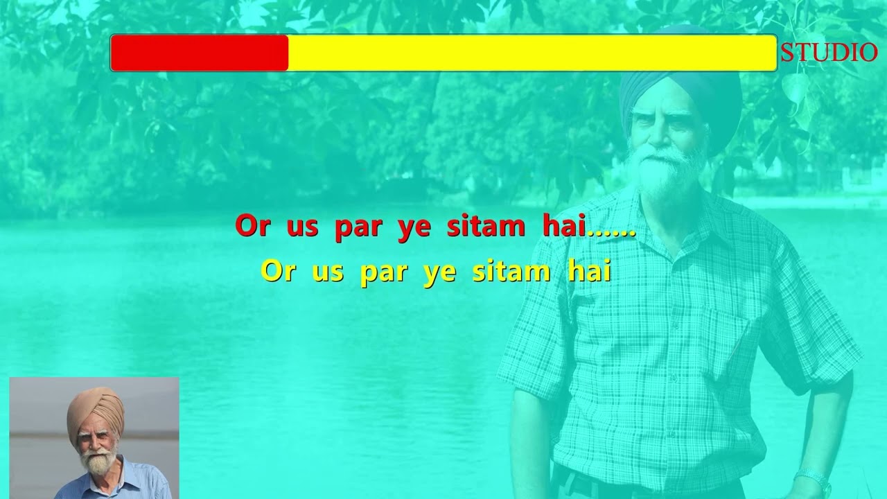 Na jane kyon hamain pyar ke kabil nhin samjha  Karaoke By GS