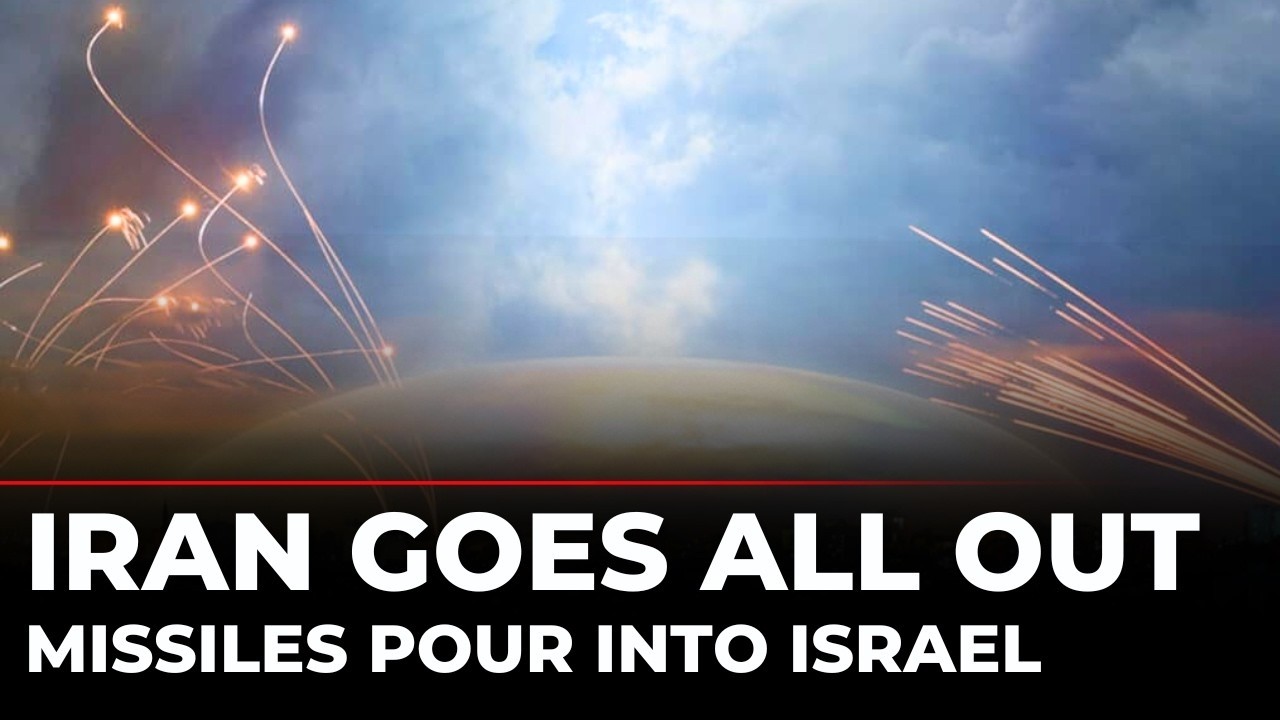 Iran Attacks With Full Might, Israel Hit Across Haifa, Tel Aviv, Jerusalem | Missiles vs Iron Dome