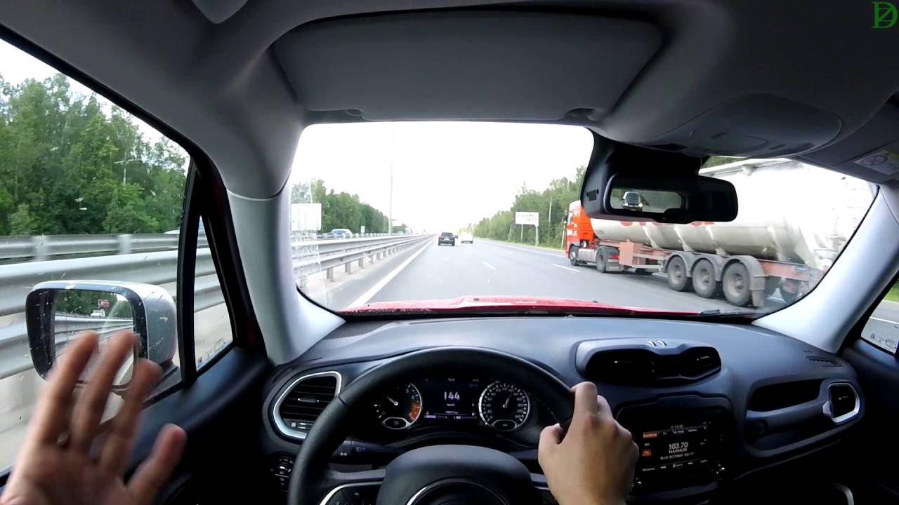Jeep Renegade - топим по трассе!