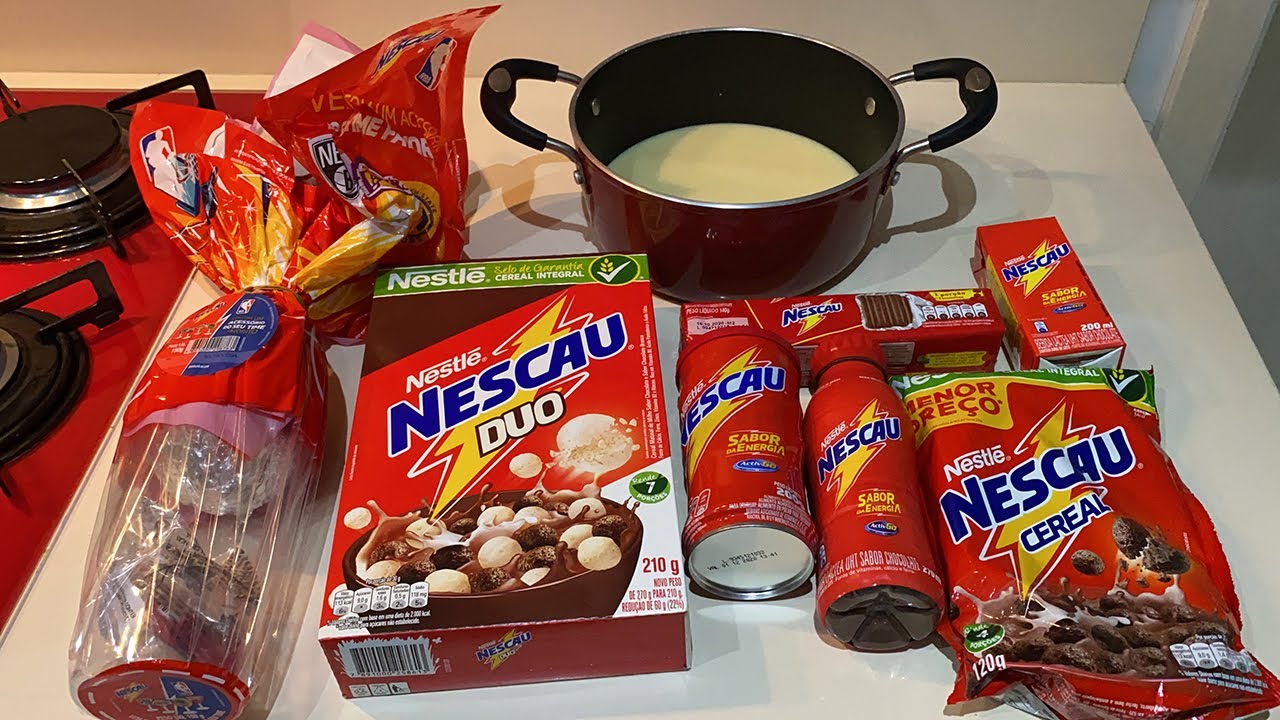 FIZ UM MEGA BRIGADEIRO COM TODOS OS TIPOS DE NESCAU DO MERCADO!!