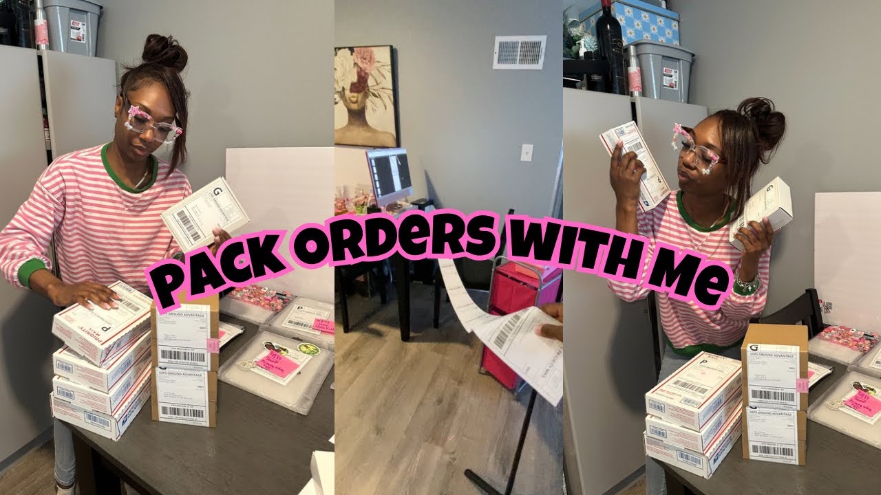 Pack Orders with Me 📲💓✨ | Junk Charm Accessoires Business