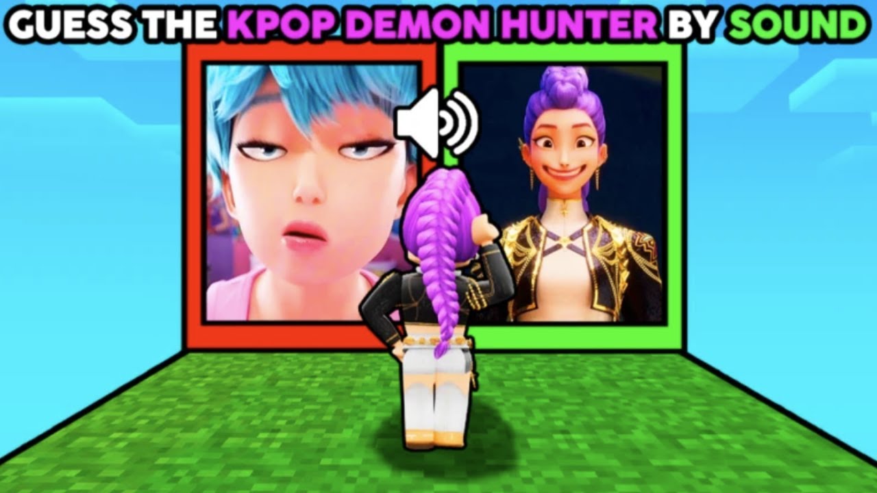 🎤 NOUVEAU! RECONNAÎTRE LA VOIX DES KPOP DEMONS HUNTERS DANS ROBLOX