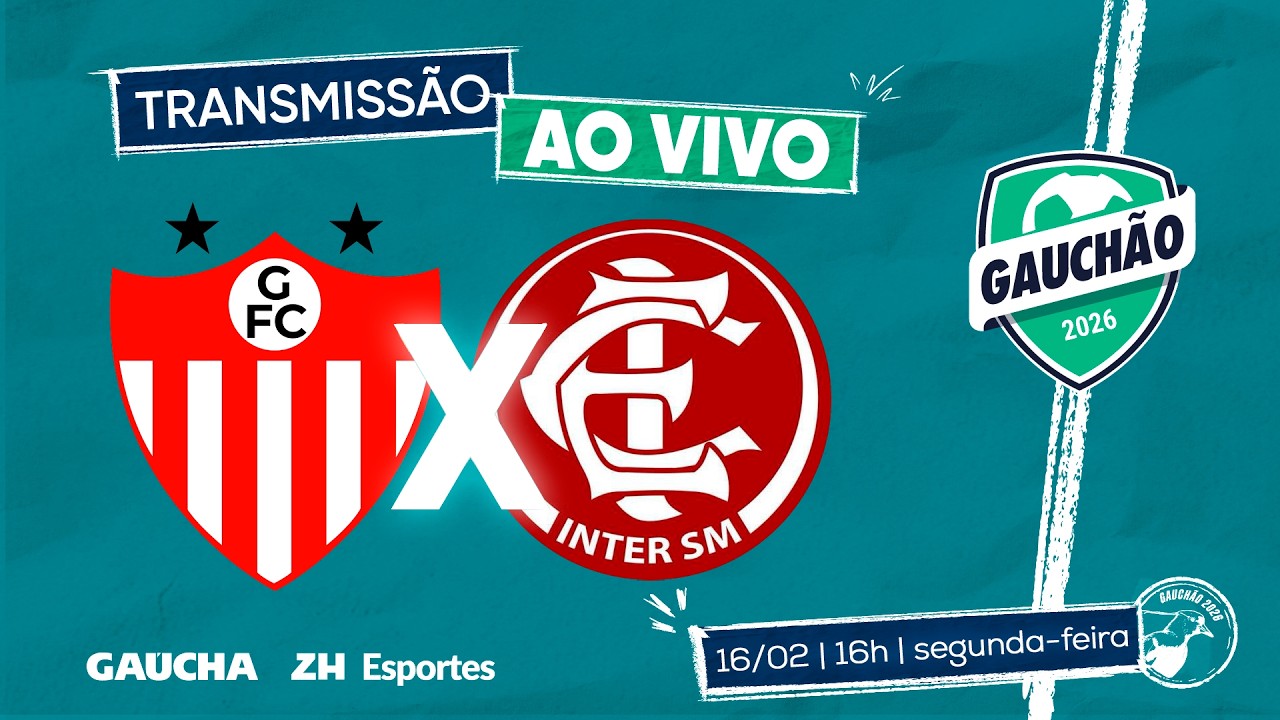 AO VIVO COM IMAGENS: GUARANY X INTER-SM | QUADRANGULAR DO REBAIXAMENTO | GAUCHÃO 2026 | 16/02/2026