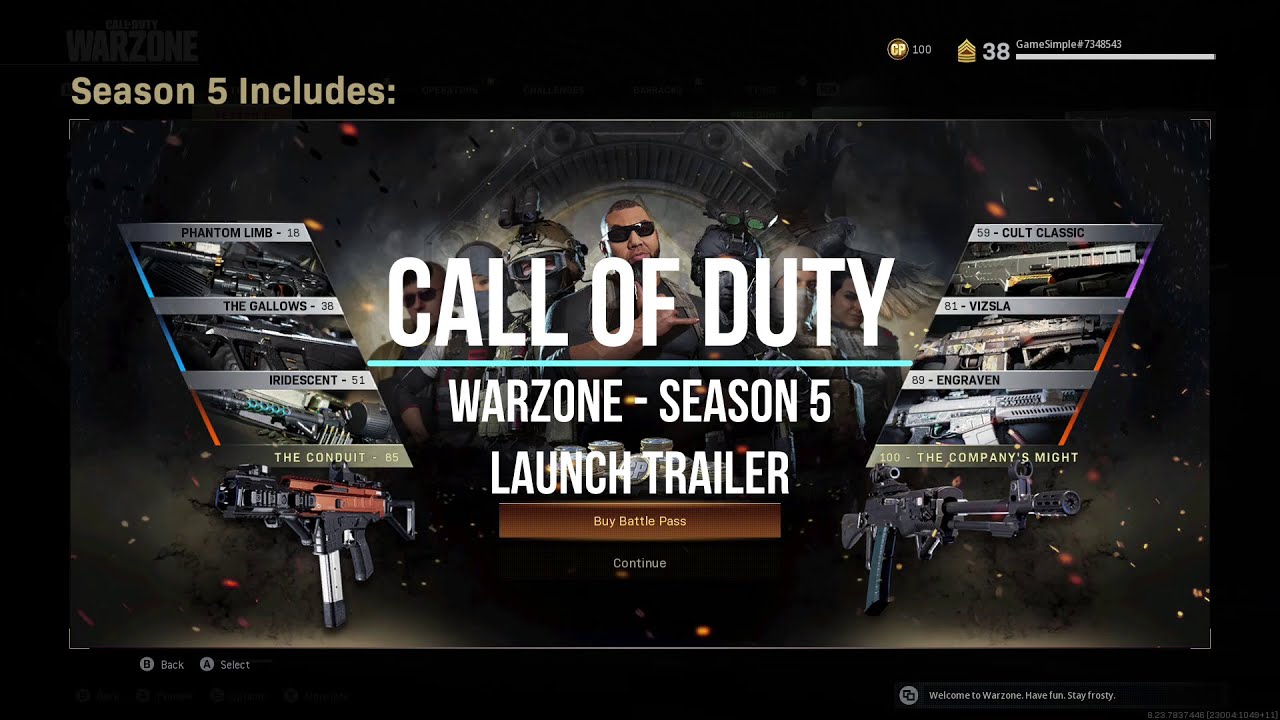 Call of Duty || Season 5 Warzone Launch Trailer || Marcus 