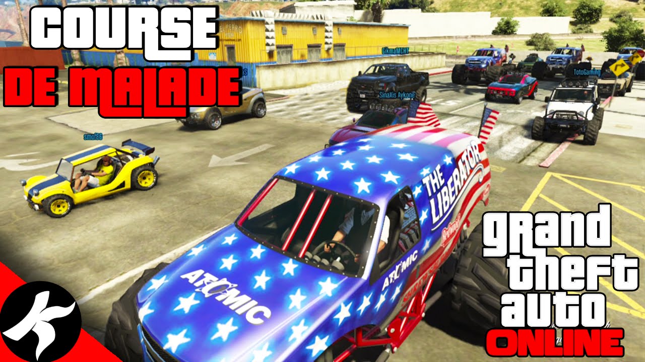 GTA ONLINE - Course de MALADE