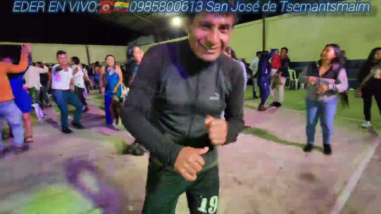 EDER EL NENE DE LA CUMBIA EN VIVO SAN JOSE DE TSEMANTSMAIM 🎹🎛🇪🇨💪