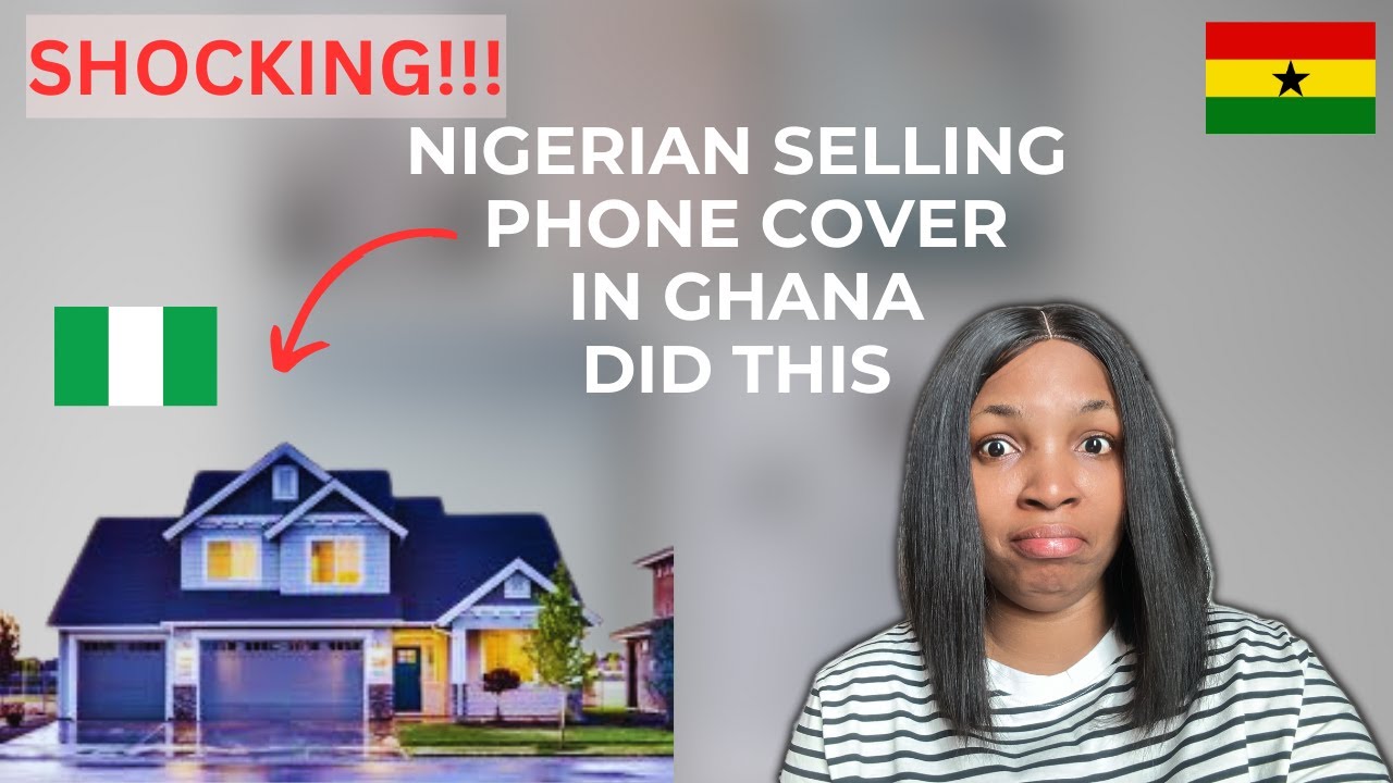 NIGERIAN SELLING PHONE COVER IN GHANA SHOCKS THE WORLD