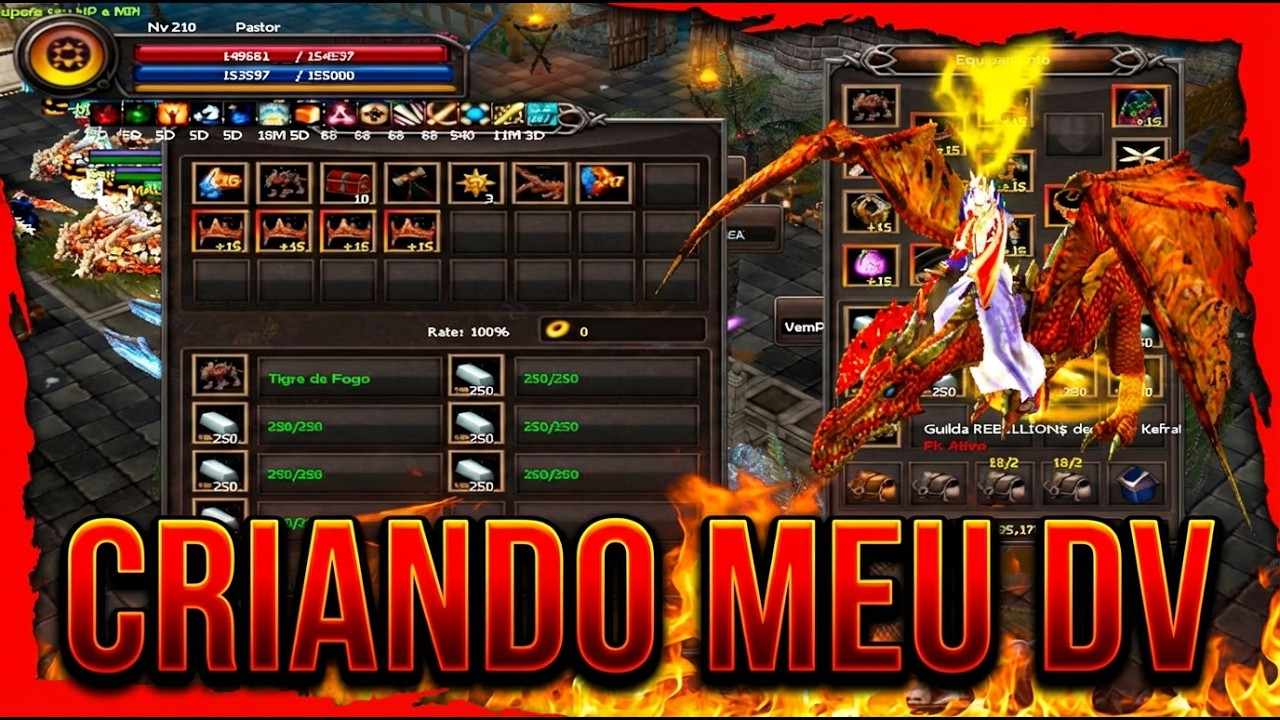 WYD WOW - COMO FAZER DRAGÃO VERMELHO (DV)