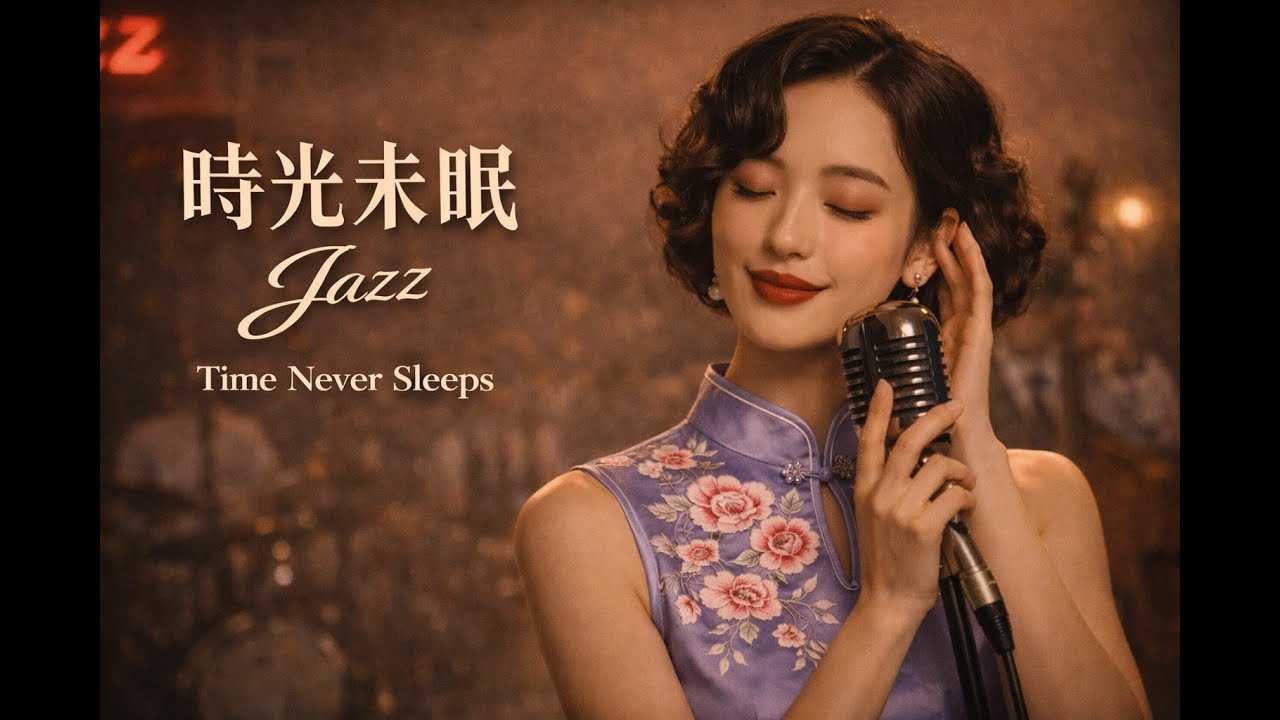 「時光未眠 Jazz Time Never Sleeps Jazz」直播(8 HOURS) 時光未眠 沉浸式上海老爵士、復古氛圍音樂 (Deep Work, Study, Sleep)
